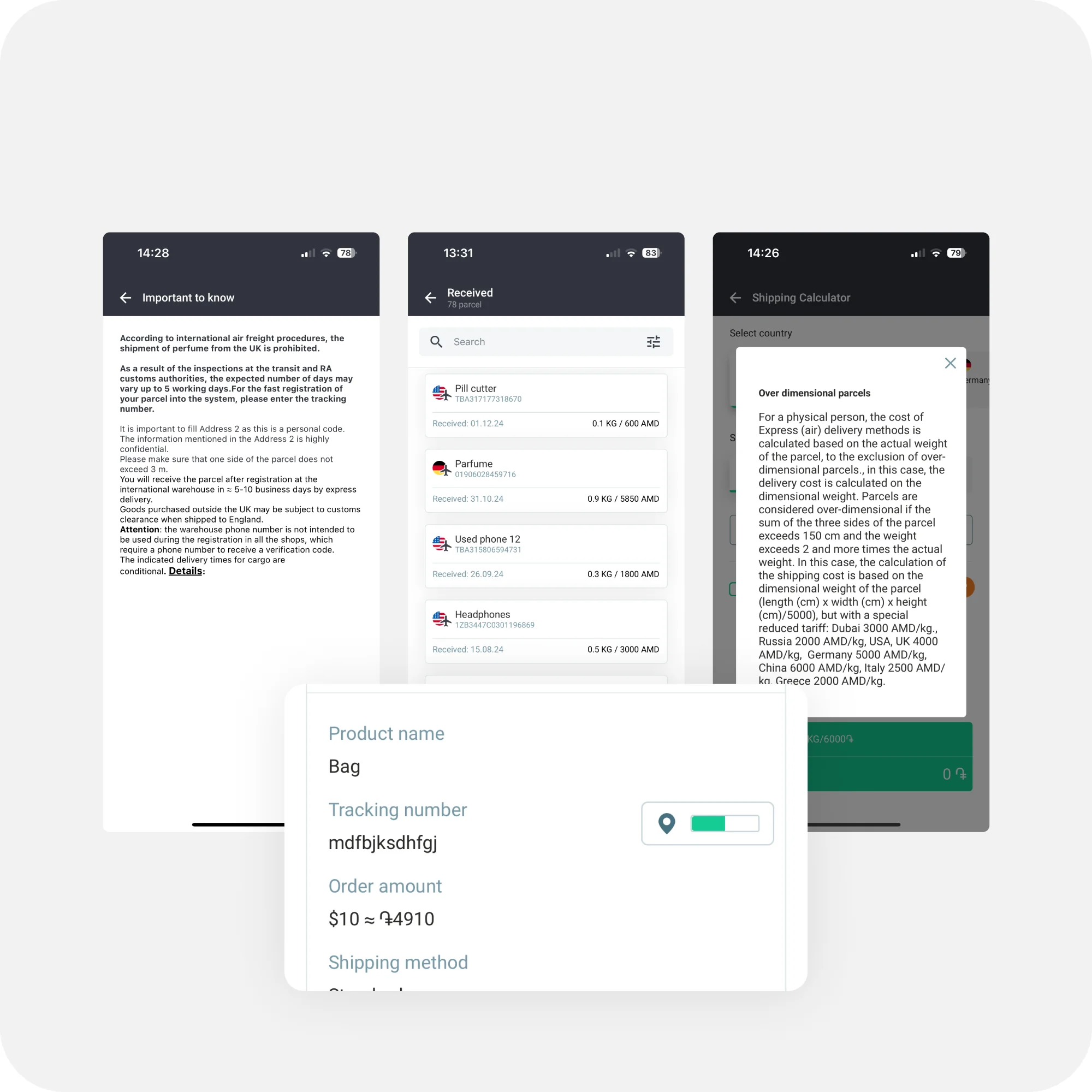 Order status and delivery clarity findings