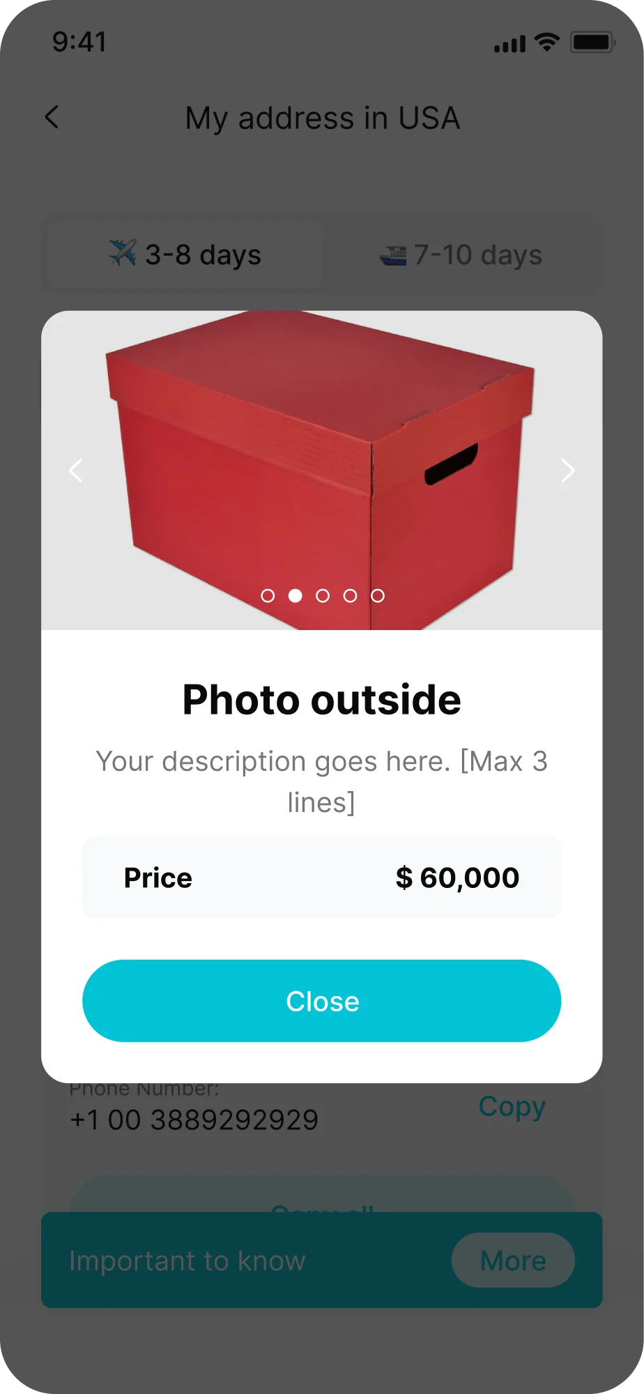 Globbing app screen 8