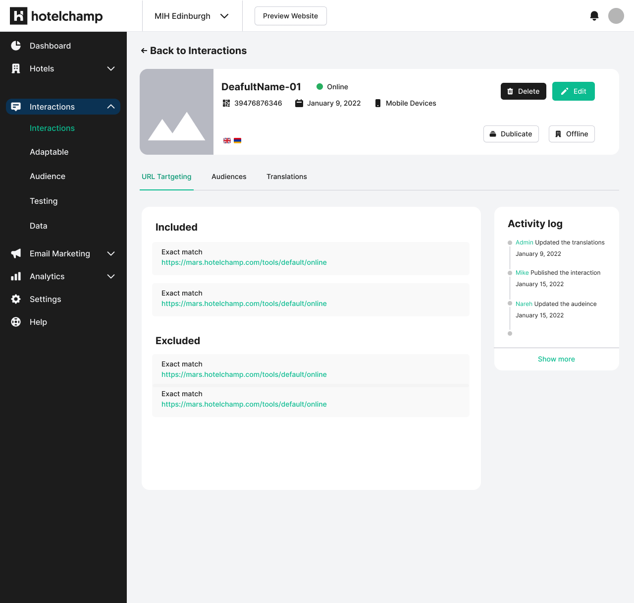 High-fidelity wireframes with a cohesive visual system