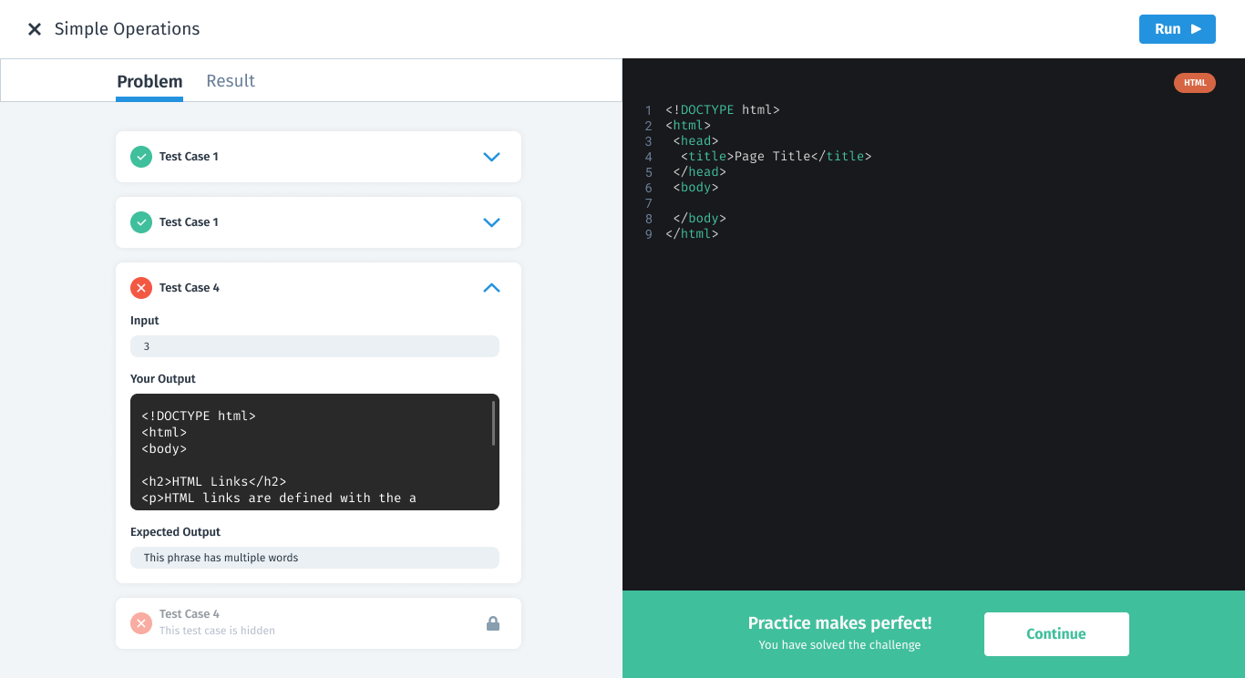 New Sololearn web platform, screen 2