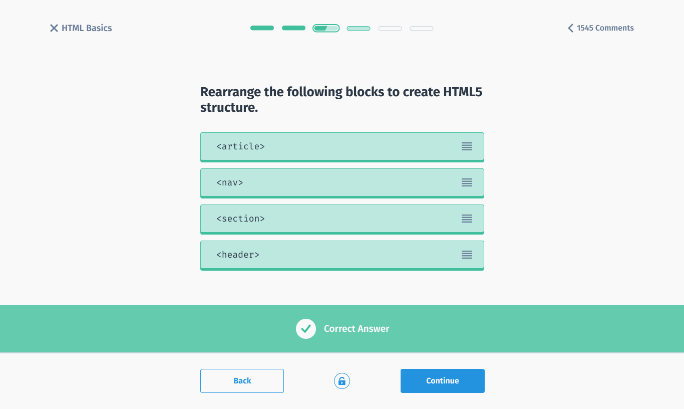 New Sololearn web platform, screen 3