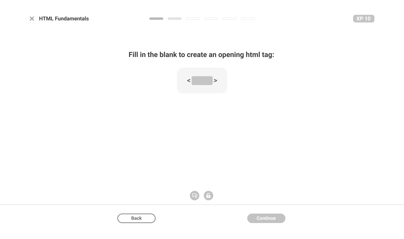 Redesign process exploration, screen 5